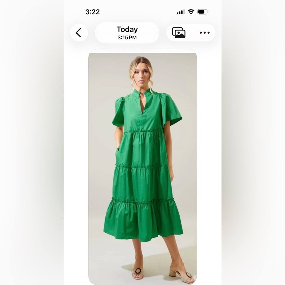 Sugarlips green Noelle Dress